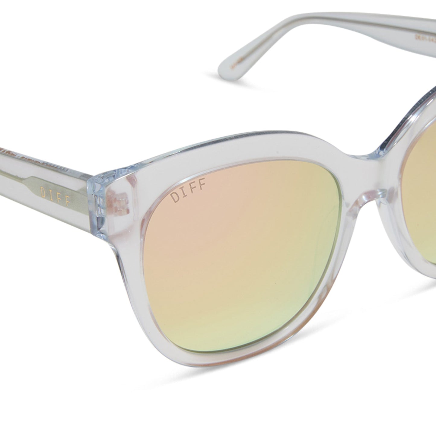 MAYA - OPALESCENT PINK + CHERRY BLOSSOM MIRROR SUNGLASSES