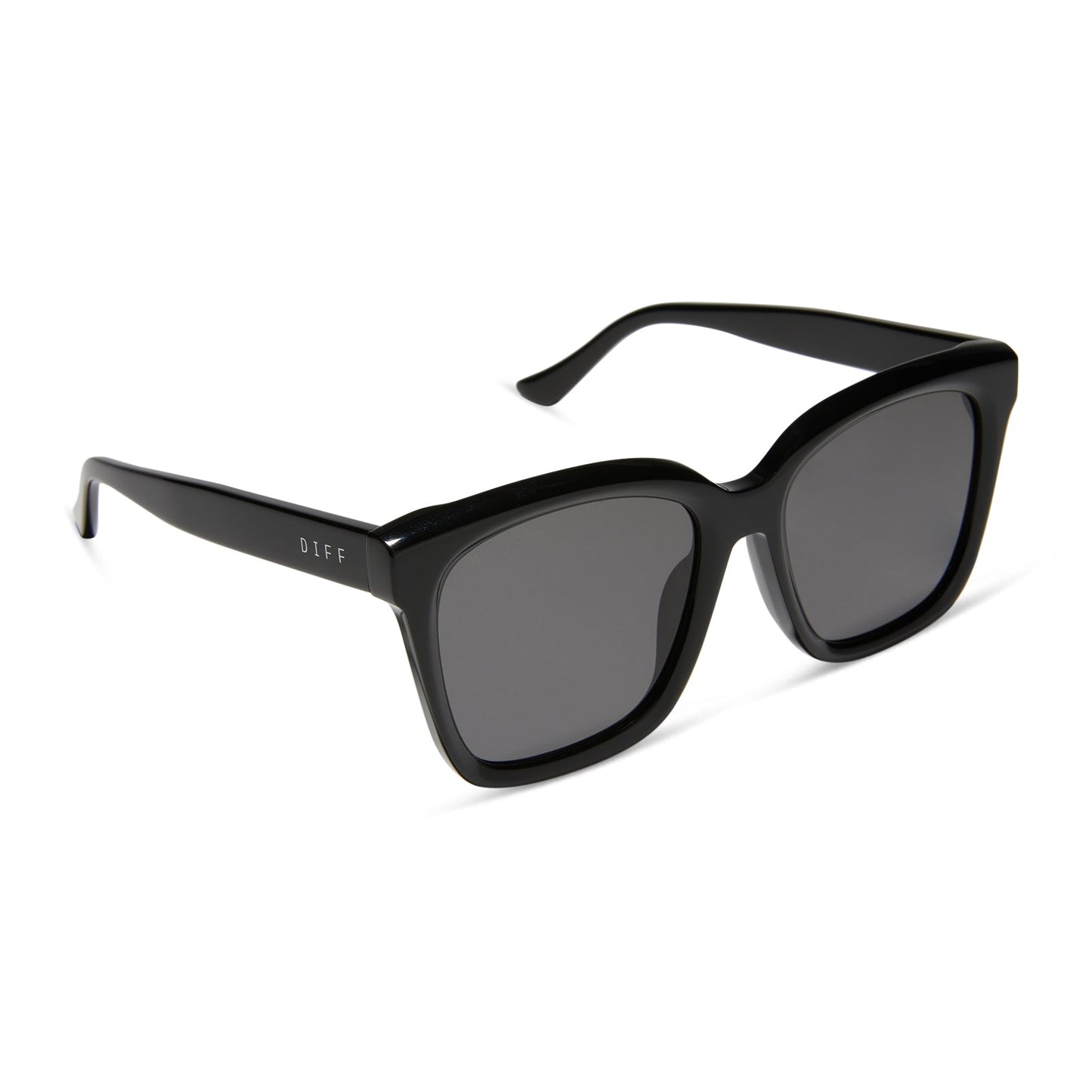 MEREDITH - BLACK + GREY SUNGLASSES