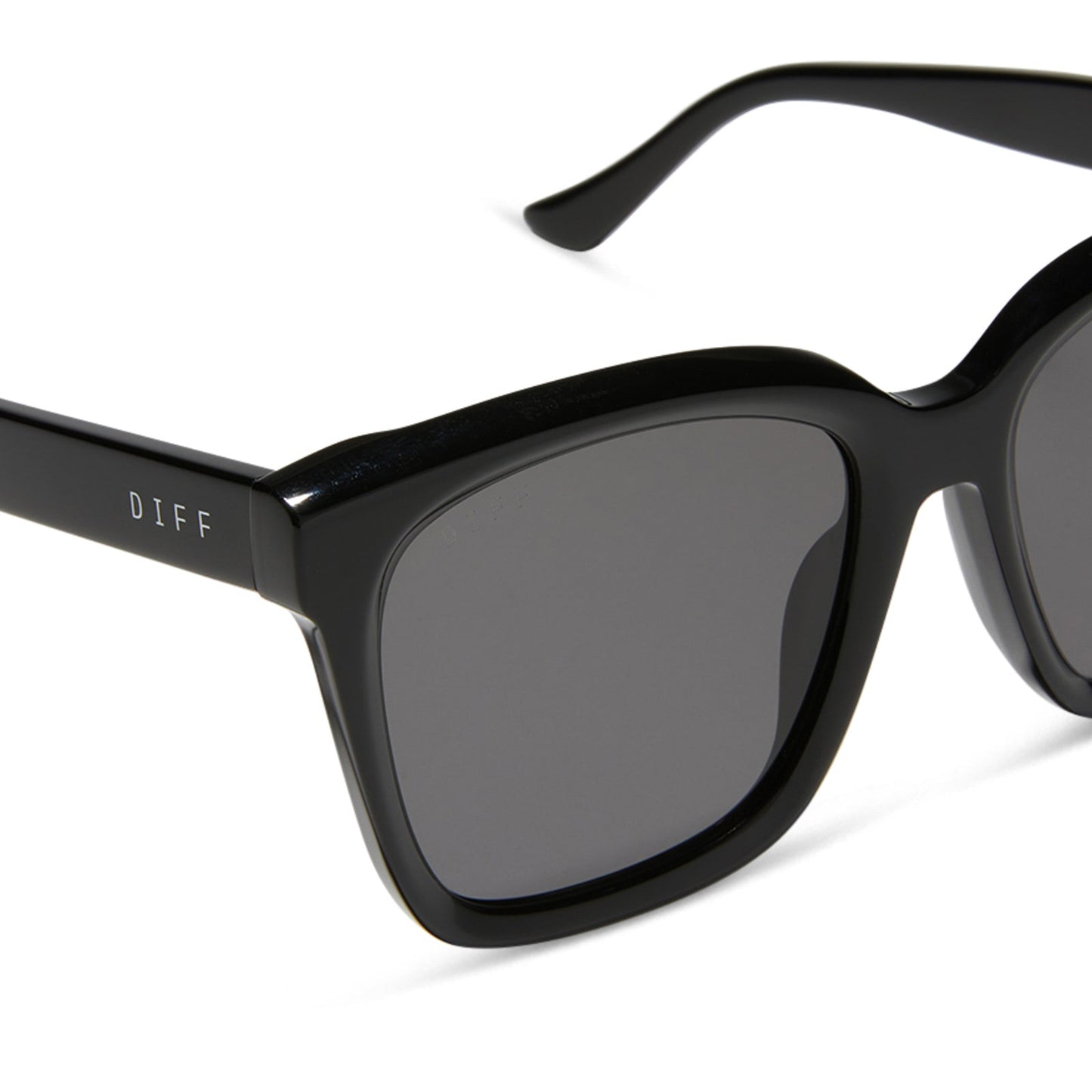 MEREDITH - BLACK + GREY SUNGLASSES