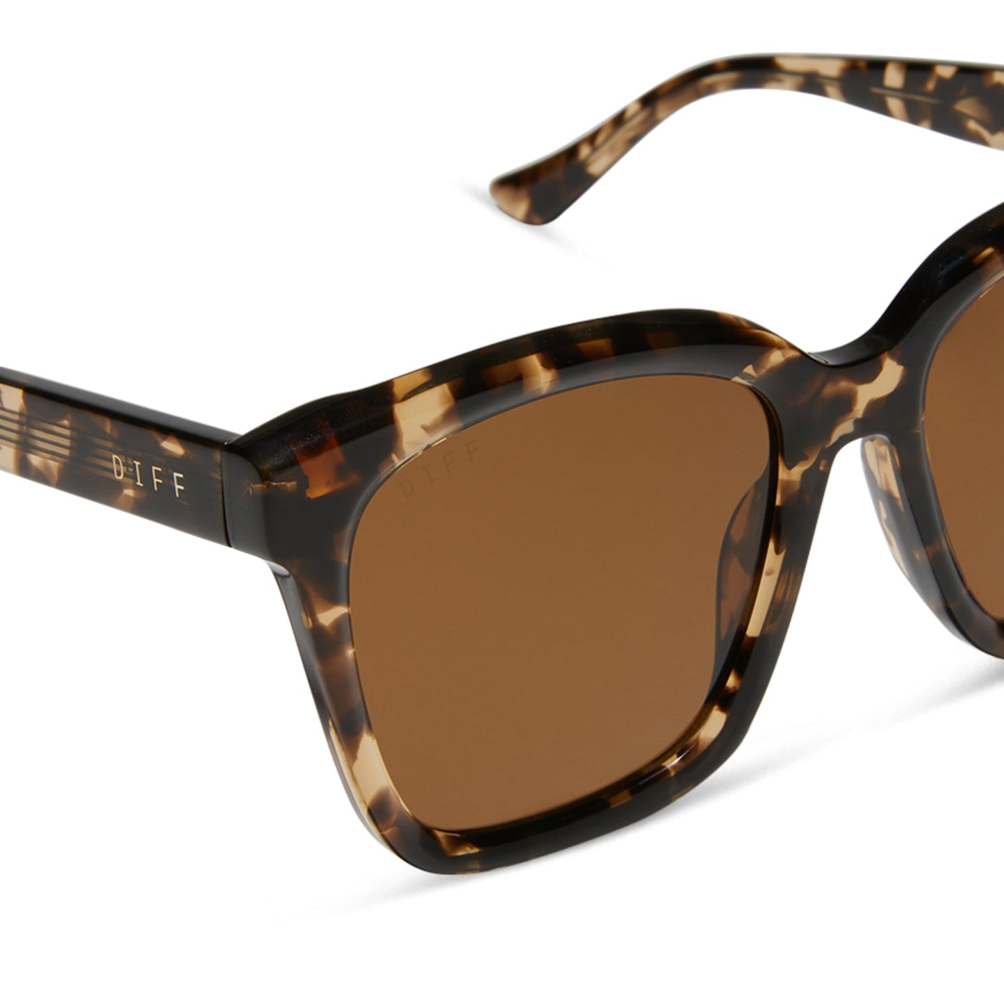 MEREDITH - ESPRESSO TORTOISE + BROWN + POLARIZED SUNGLASSES