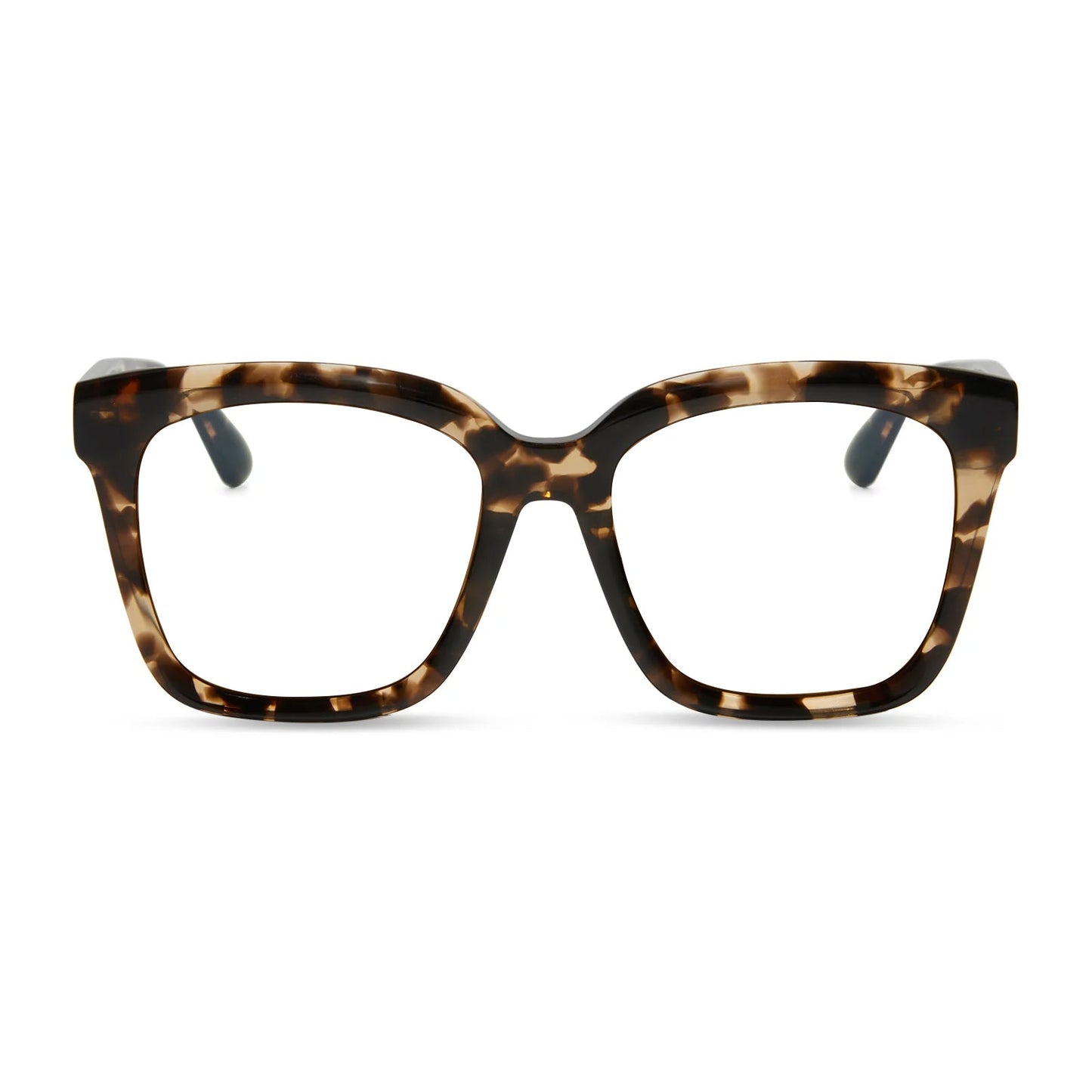 MEREDITH - ESPRESSO TORTOISE + PRESCRIPTION GLASSES