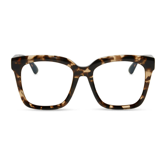 MEREDITH - ESPRESSO TORTOISE + PRESCRIPTION GLASSES