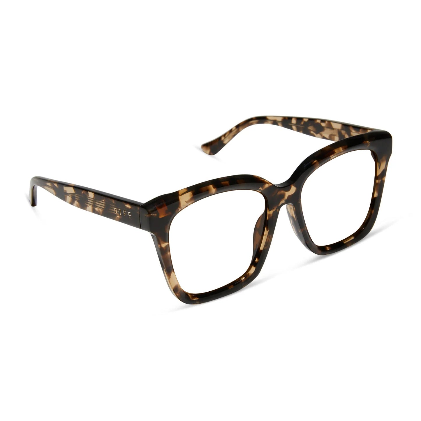 MEREDITH - ESPRESSO TORTOISE + PRESCRIPTION GLASSES