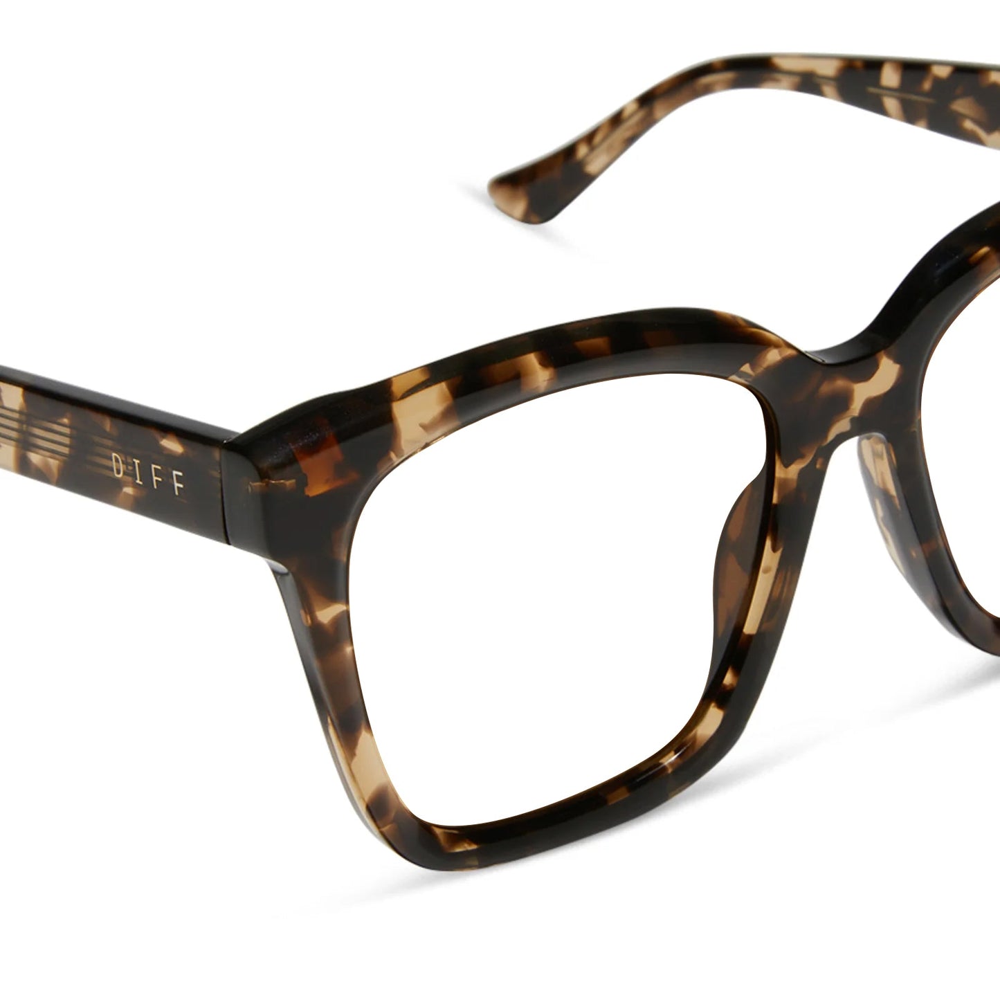 MEREDITH - ESPRESSO TORTOISE + PRESCRIPTION GLASSES