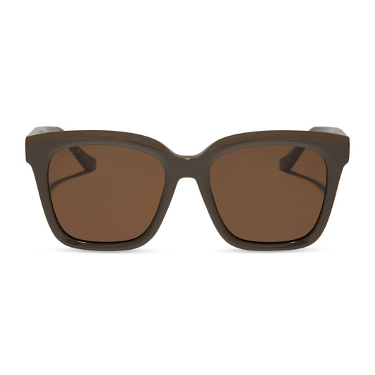 MEREDITH - LONDON STONE + TRUFFLE + POLARIZED SUNGLASSES