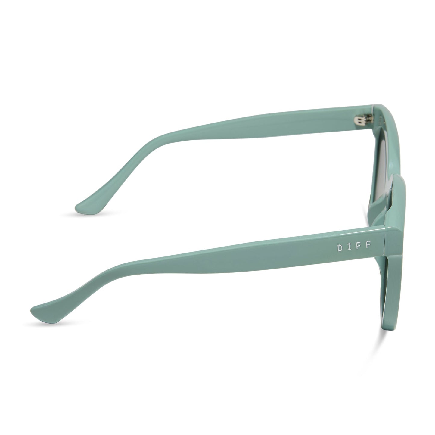 MEREDITH - STEEL TEAL + GREY GRADIENT + POLARIZED SUNGLASSES