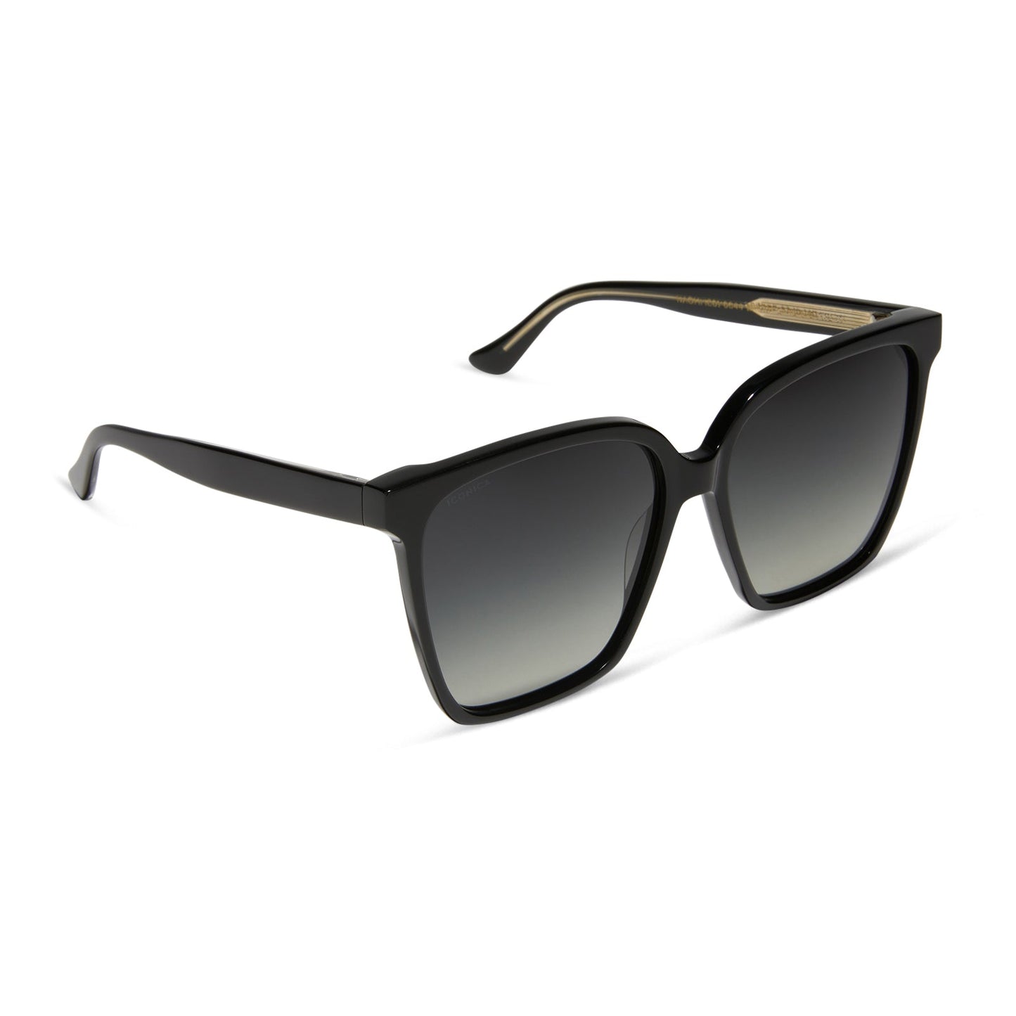 NAOMI - BLACK + GREY GRADIENT + POLARIZED SUNGLASSES