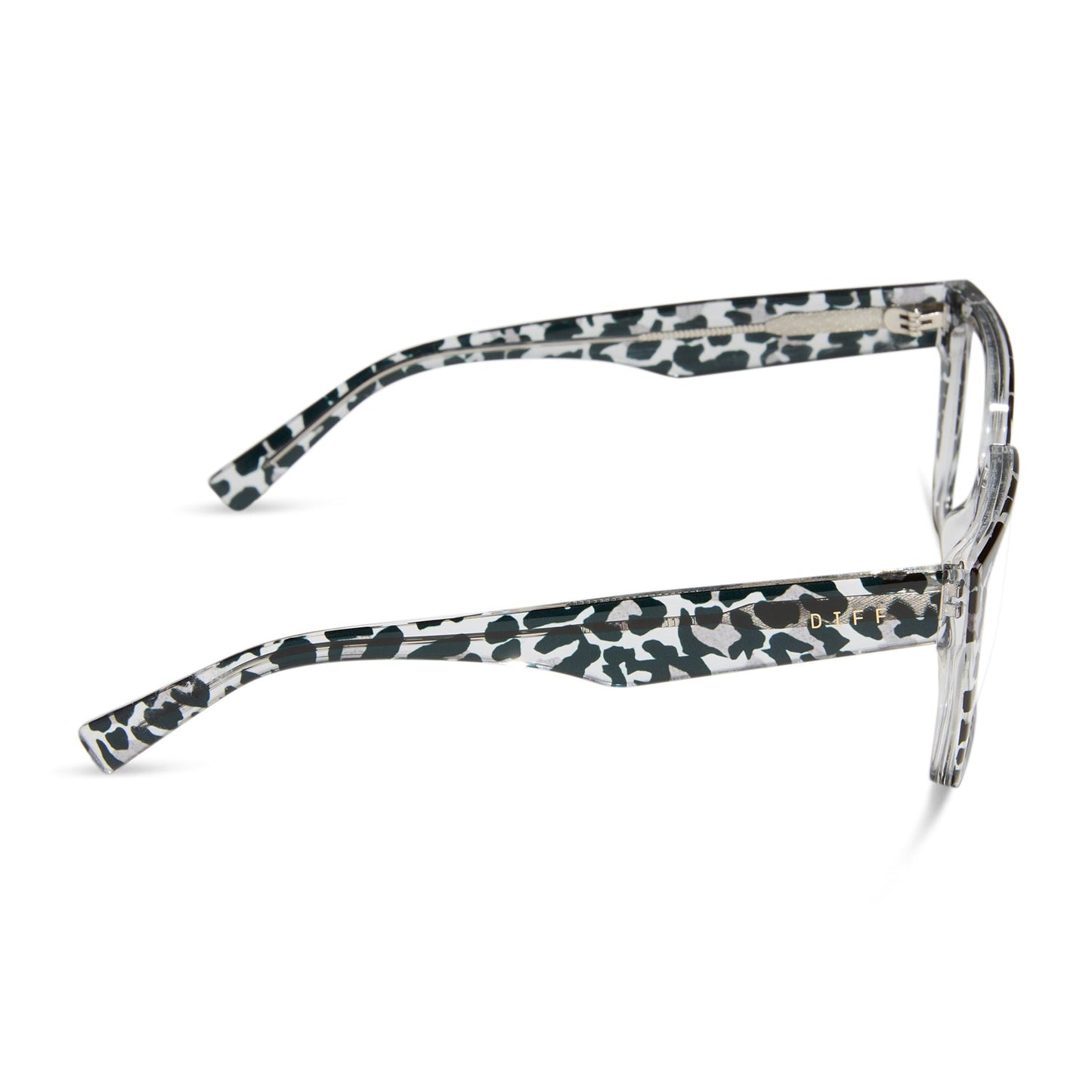 OLIVE - CLEAR LEOPARD + PRESCRIPTION GLASSES