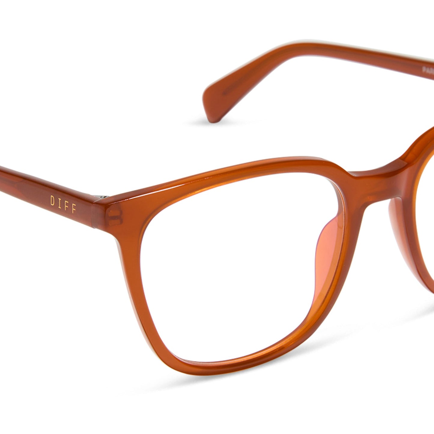 PARKER - BURNT OCHRE + PRESCRIPTION GLASSES