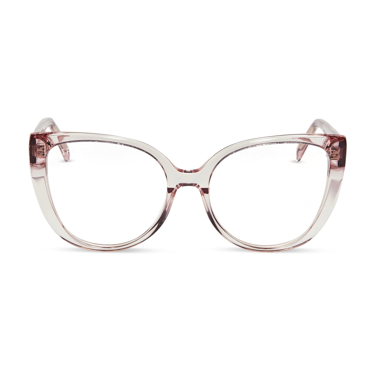 PENELOPE - LIGHT PINK CRYSTAL + PRESCRIPTION GLASSES