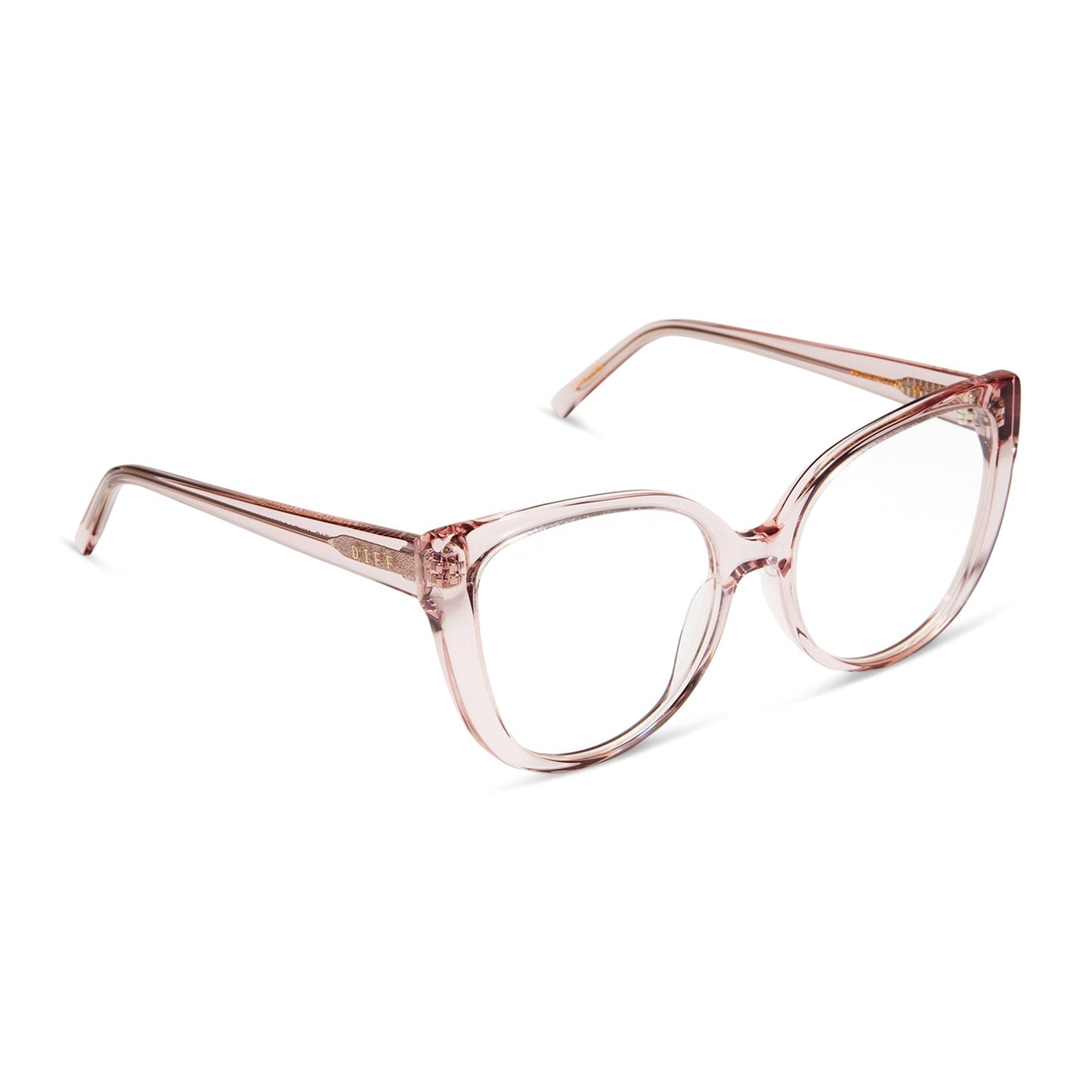 PENELOPE - LIGHT PINK CRYSTAL + PRESCRIPTION GLASSES