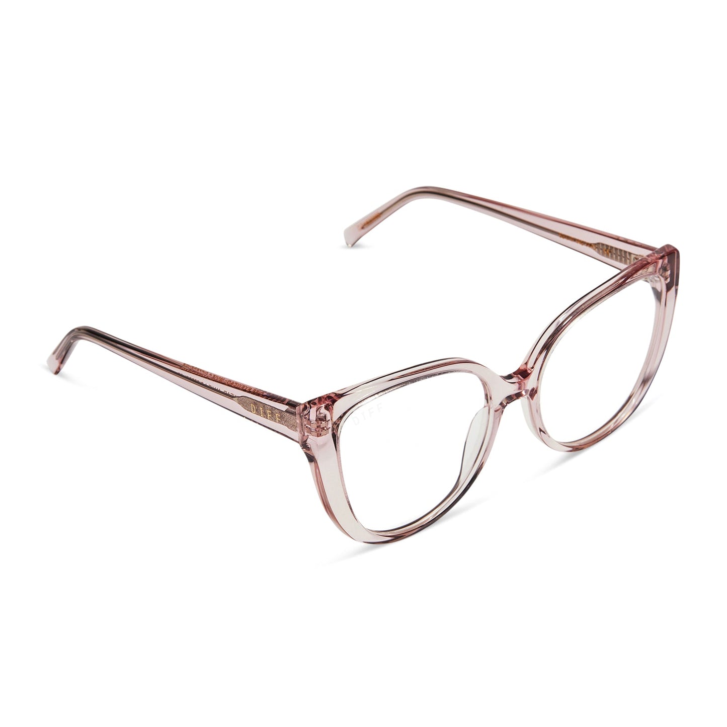 PENELOPE - LIGHT PINK CRYSTAL + PRESCRIPTION GLASSES