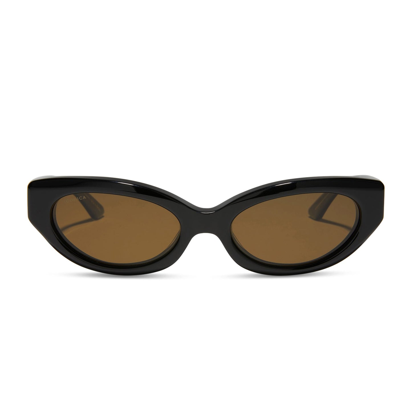 PETRA - BLACK + BROWN + POLARIZED SUNGLASSES