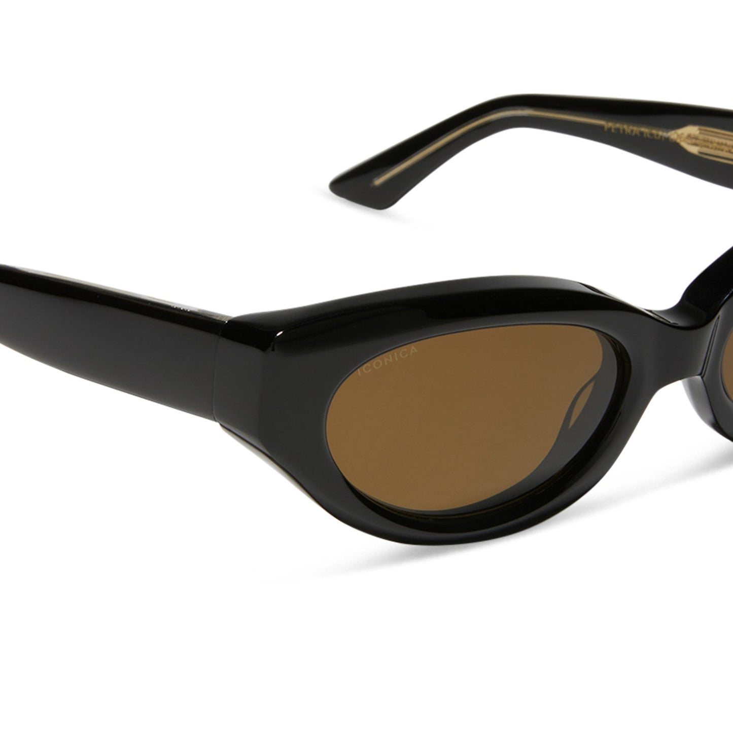 PETRA - BLACK + BROWN + POLARIZED SUNGLASSES