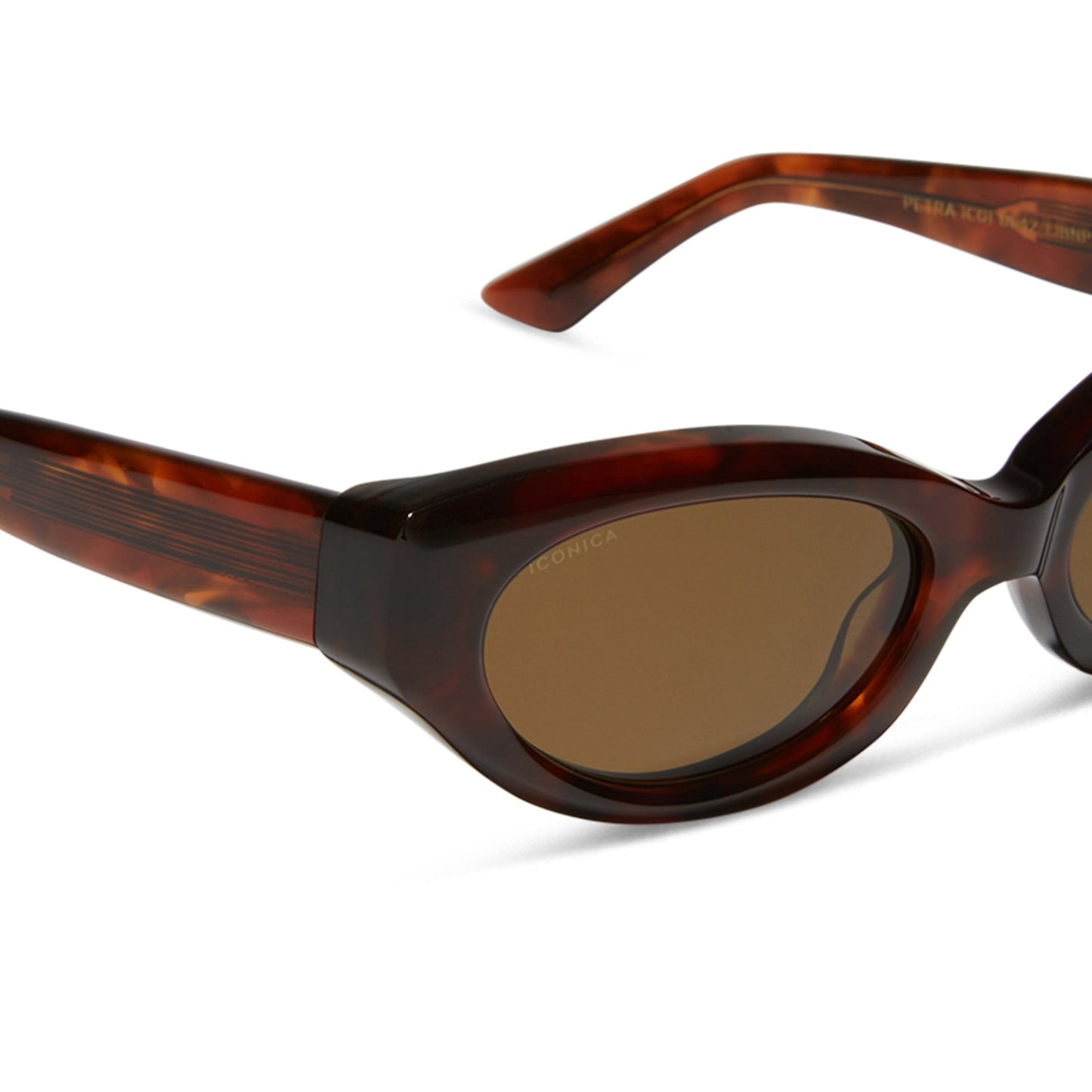 PETRA - SALTED CARAMEL TORTOISE + BROWN + POLARIZED SUNGLASSES