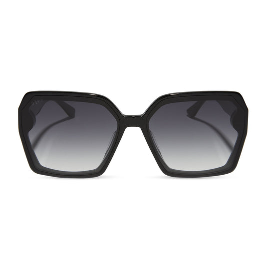 PRESLEY - BLACK + GREY GRADIENT SUNGLASSES