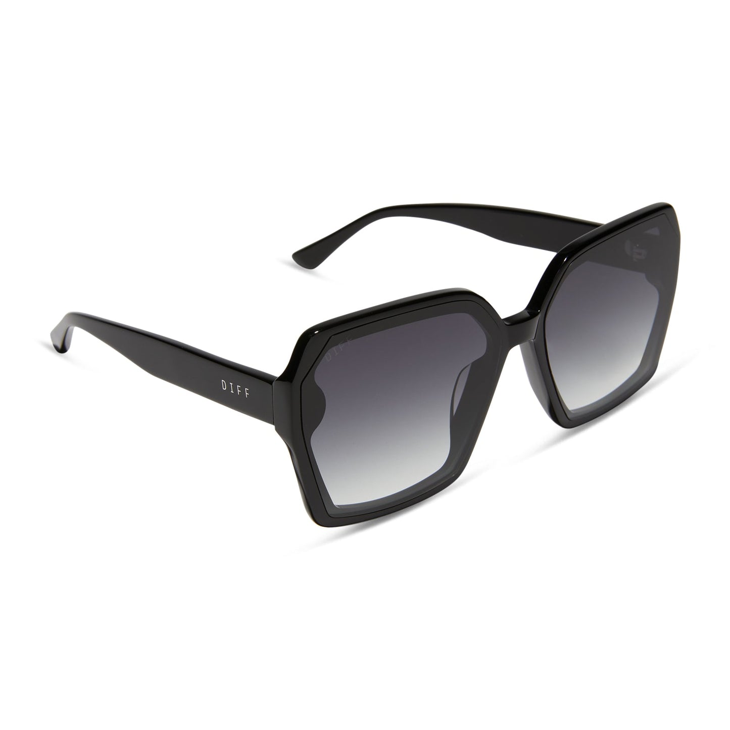 PRESLEY - BLACK + GREY GRADIENT SUNGLASSES