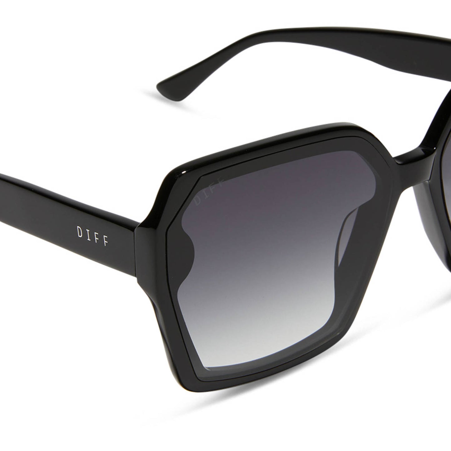 PRESLEY - BLACK + GREY GRADIENT SUNGLASSES