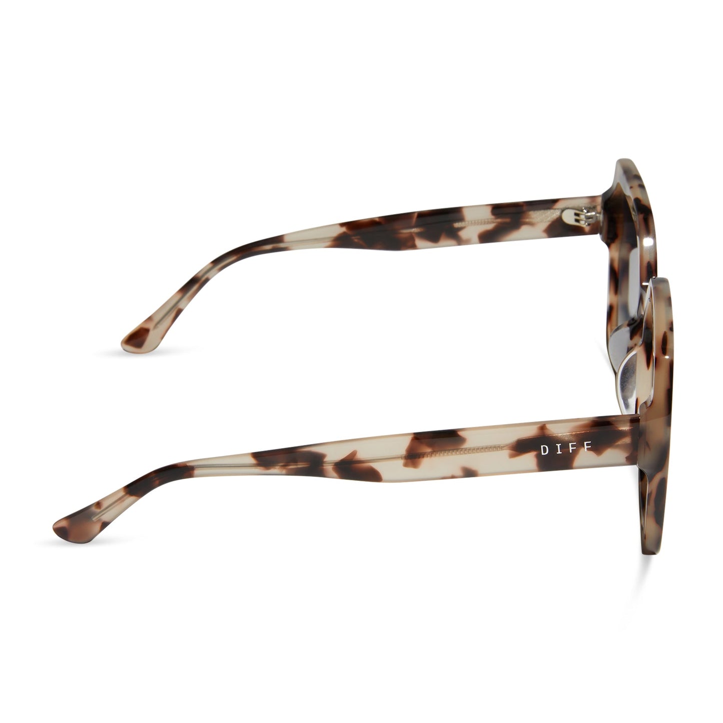 PRESLEY - CREAM TORTOISE + GREY GRADIENT SUNGLASSES