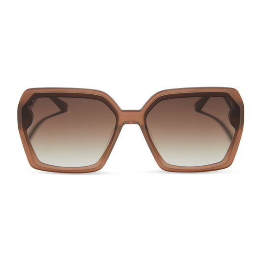 PRESLEY - MACCHIATO + BROWN GRADIENT SUNGLASSES