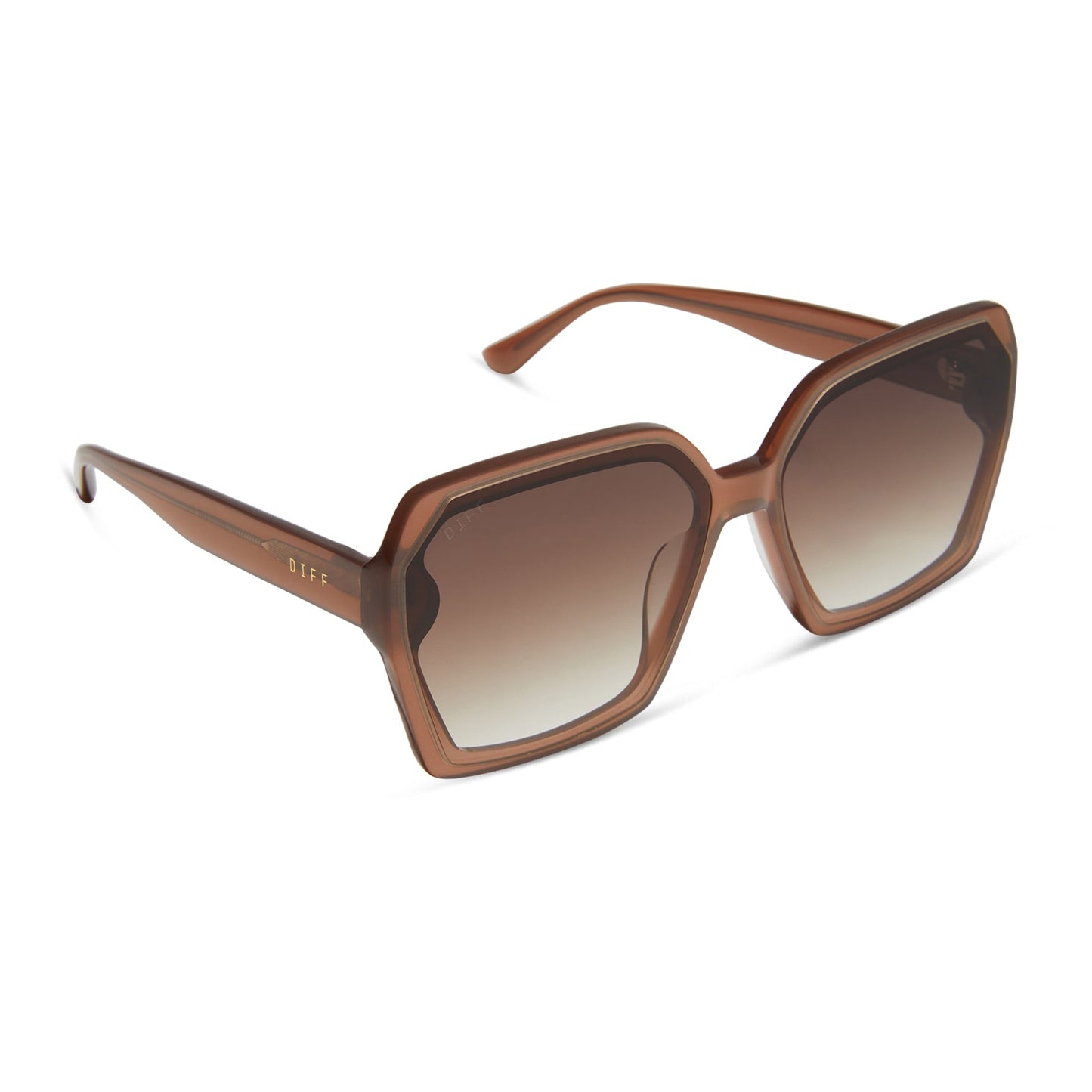 PRESLEY - MACCHIATO + BROWN GRADIENT SUNGLASSES