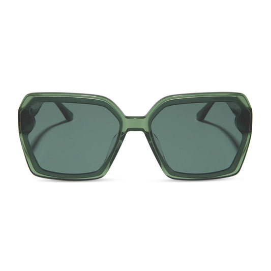 PRESLEY - SAGE CRYSTAL + G15 SUNGLASSES