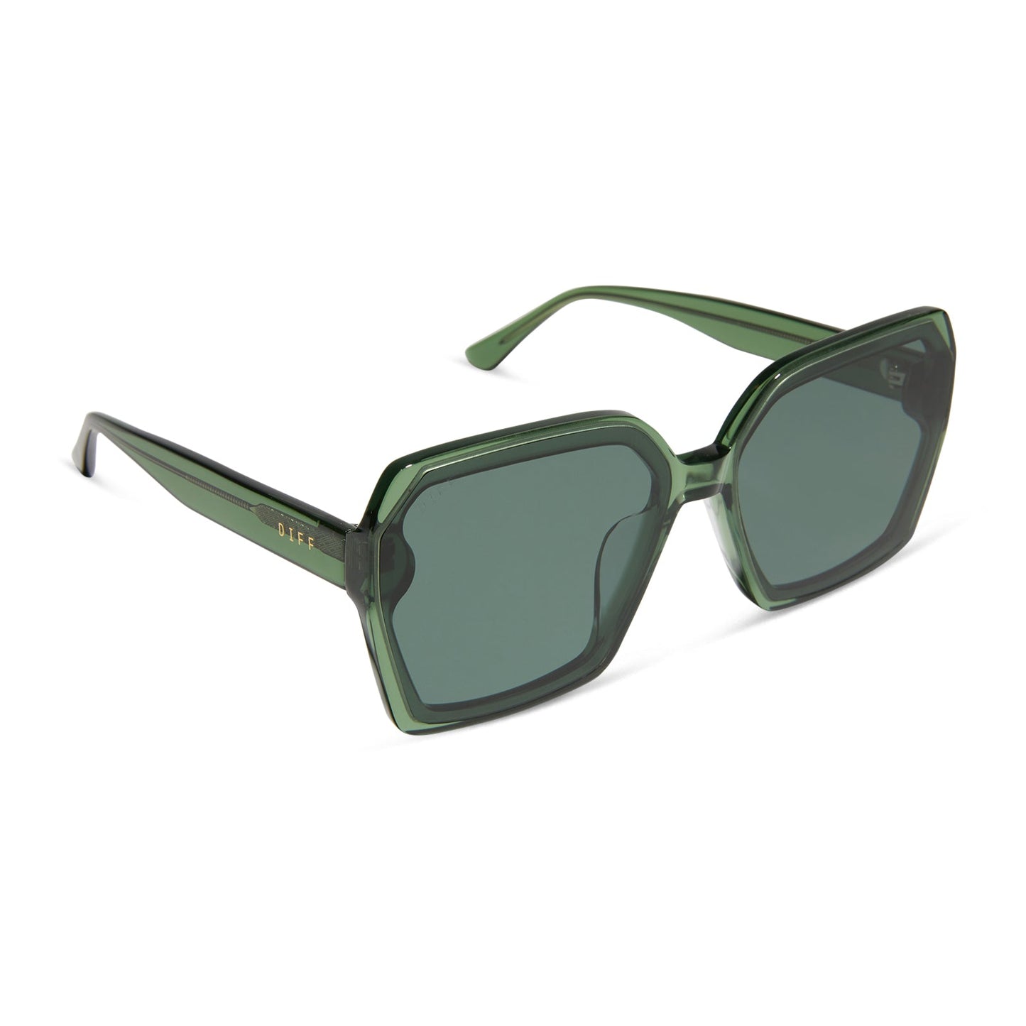 PRESLEY - SAGE CRYSTAL + G15 SUNGLASSES