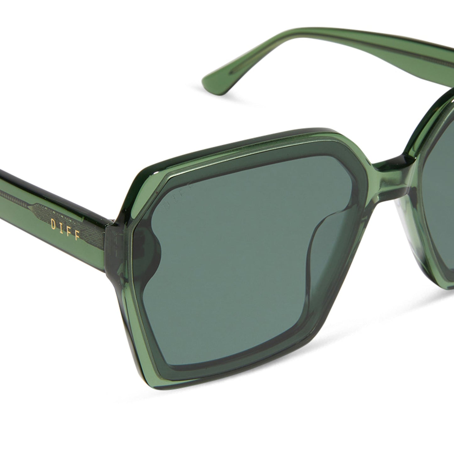 PRESLEY - SAGE CRYSTAL + G15 SUNGLASSES