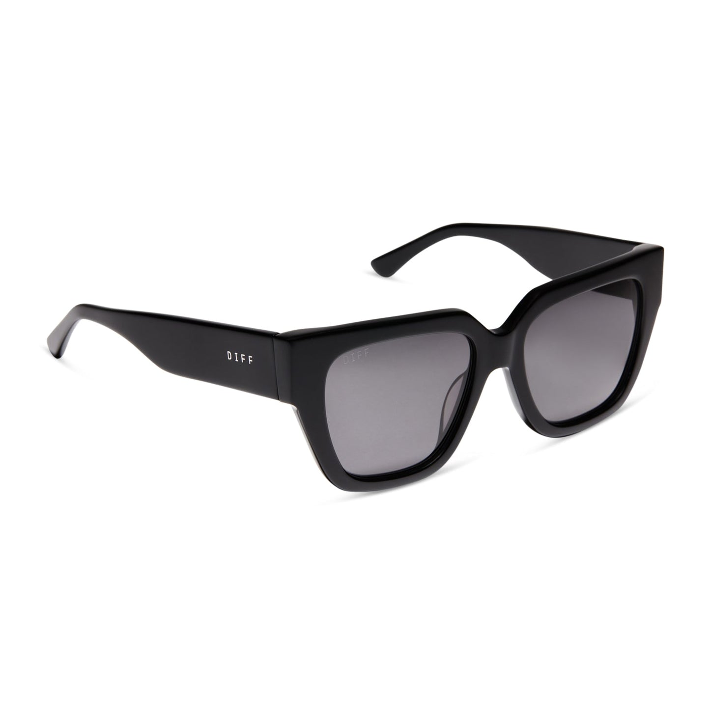 REMI II - BLACK + GREY POLARIZED SUNGLASSES