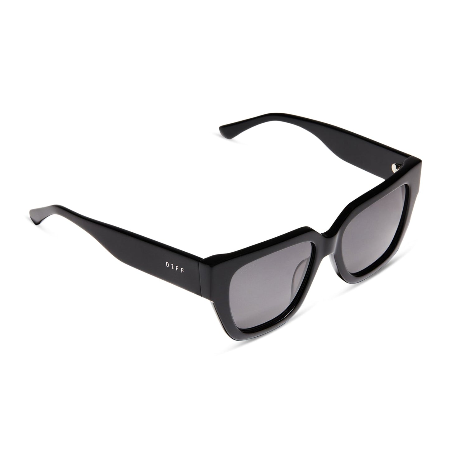 REMI II - BLACK + GREY POLARIZED SUNGLASSES