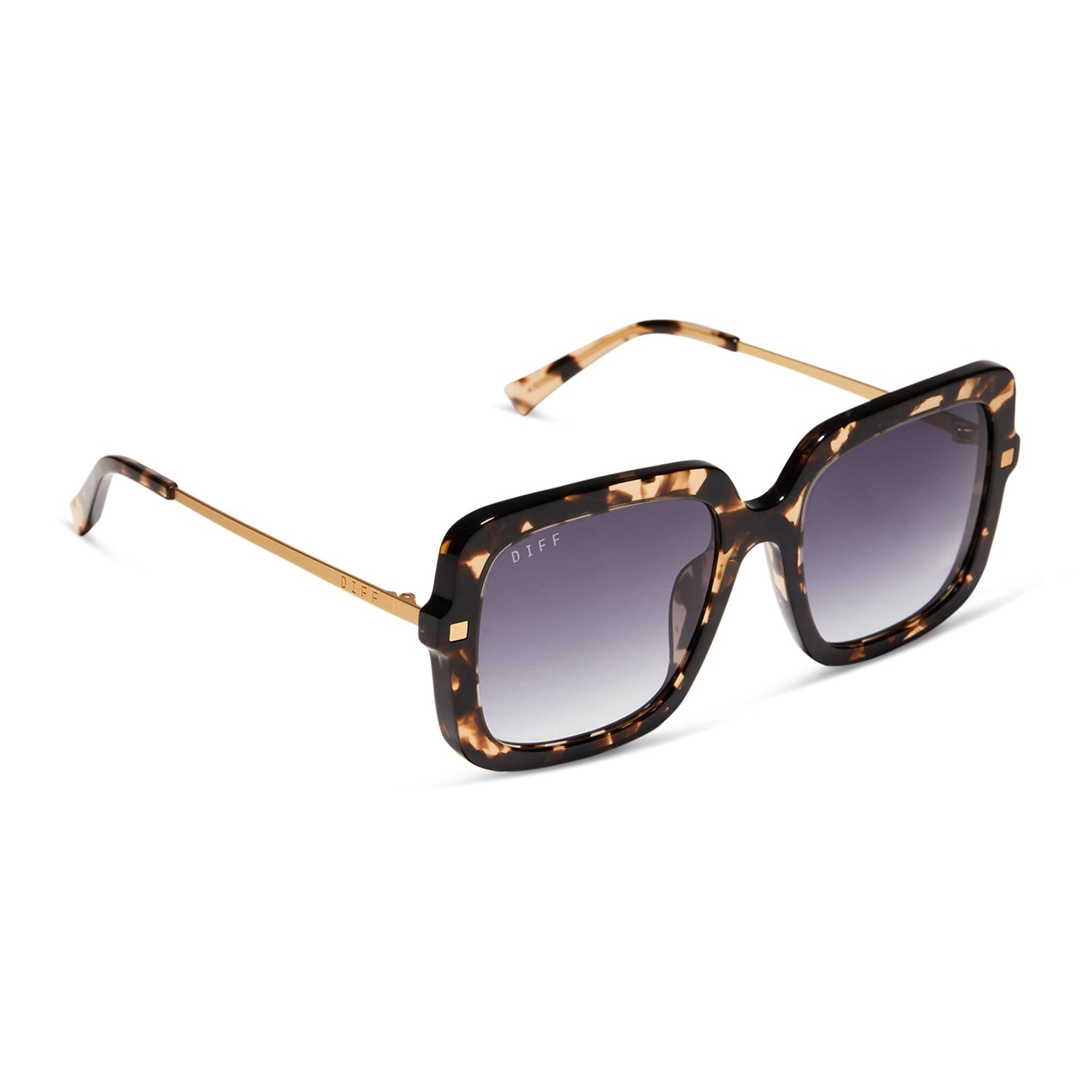 SANDRA - ESPRESSO TORTOISE + GREY GRADIENT SUNGLASSES