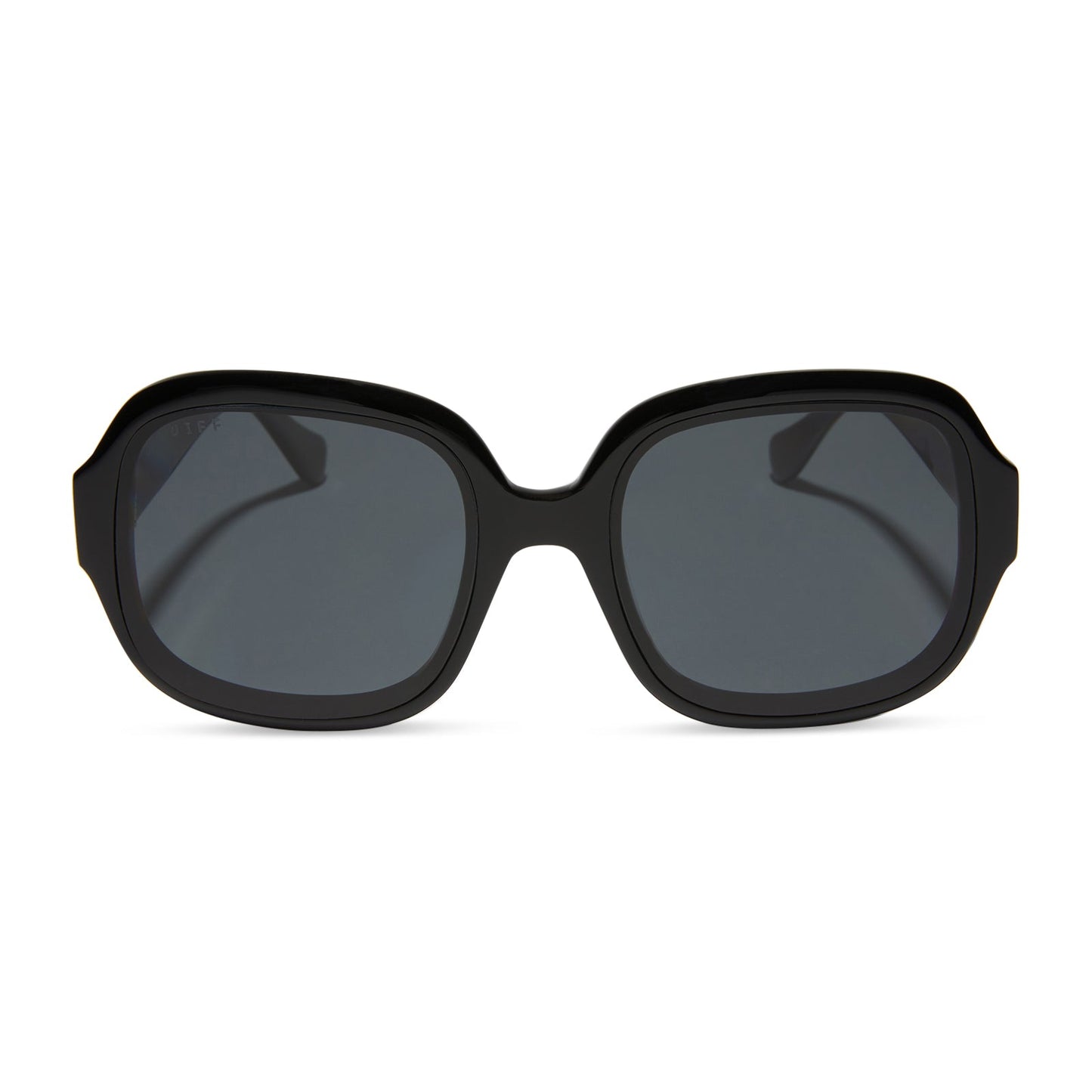 SERAPHINA - BLACK + GREY + POLARIZED SUNGLASSES