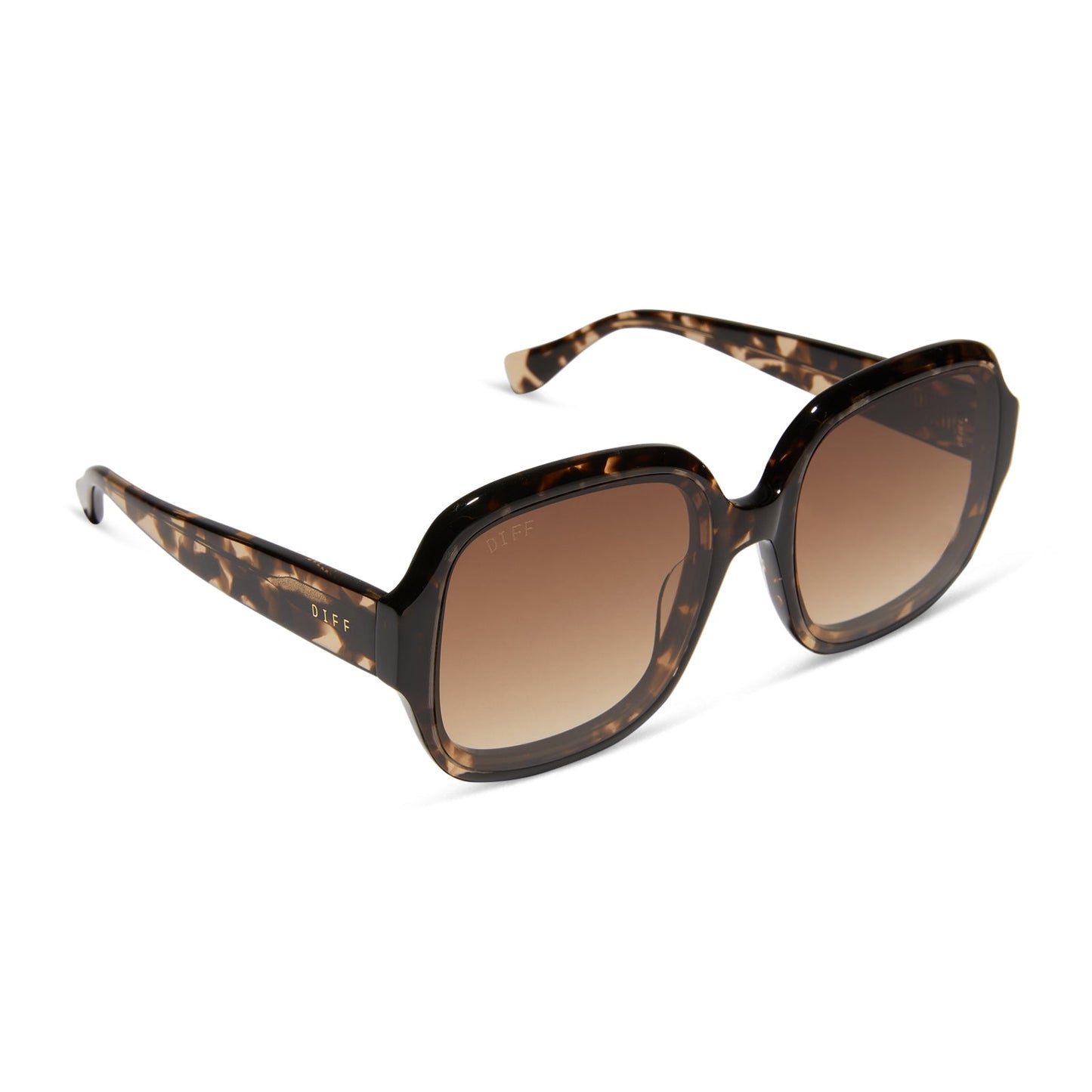 SERAPHINA - ESPRESSO TORTOISE + BROWN GRADIENT SUNGLASSES