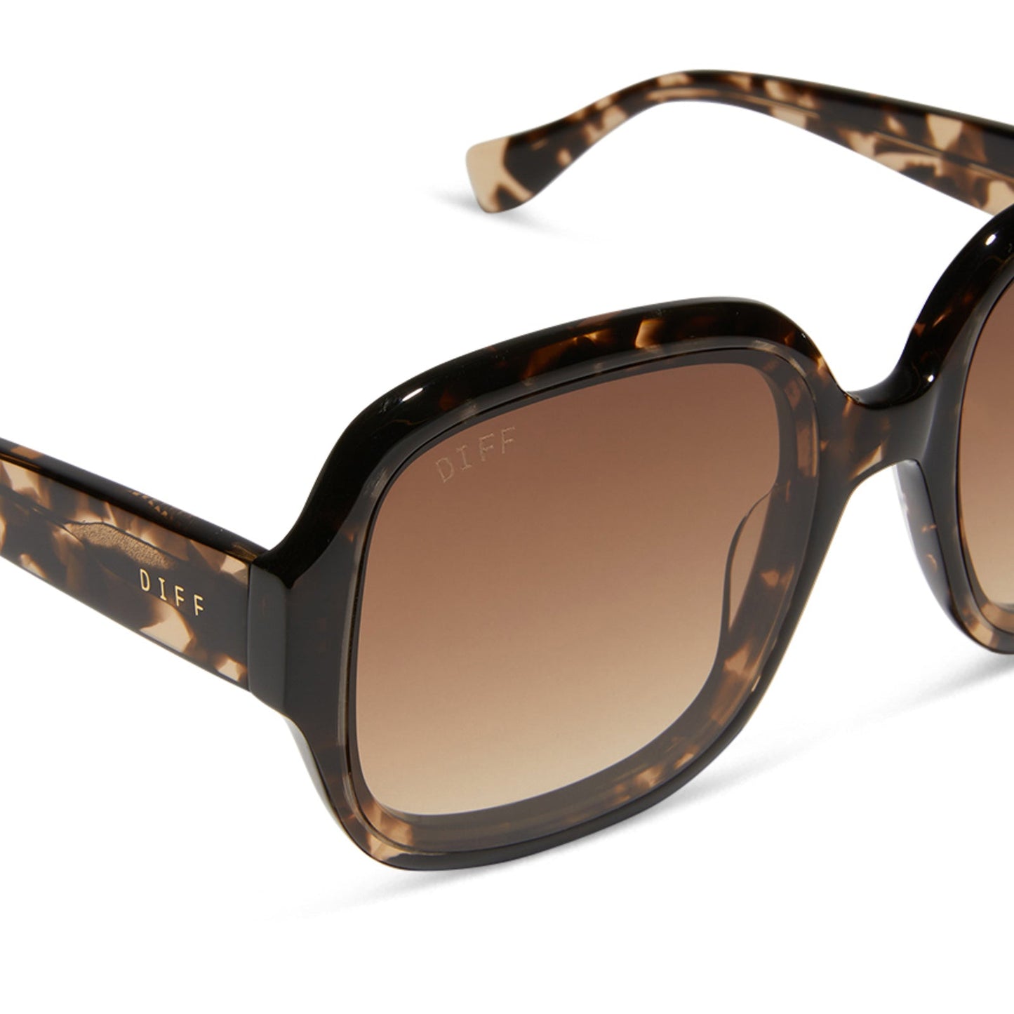 SERAPHINA - ESPRESSO TORTOISE + BROWN GRADIENT SUNGLASSES