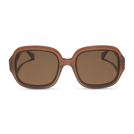 SERAPHINA - MACCHIATO + BROWN + POLARIZED SUNGLASSES