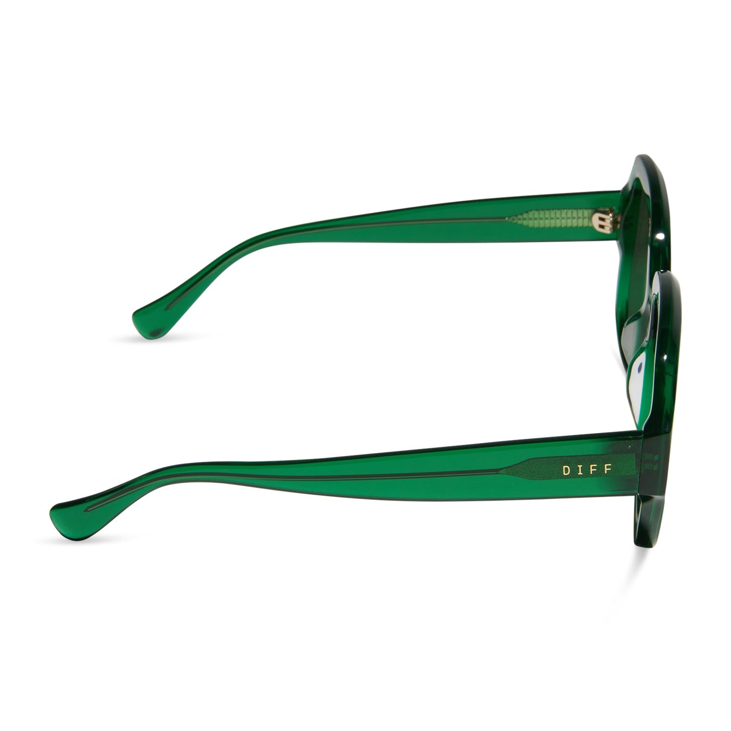 SERAPHINA - PALM GREEN CRYSTAL + G15 SUNGLASSES