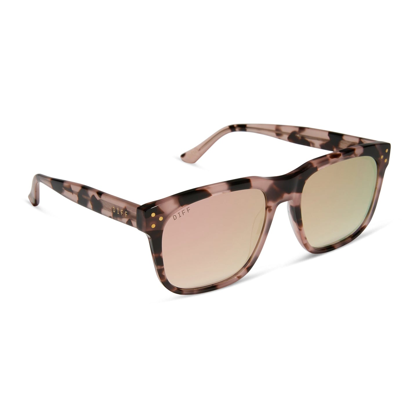 SICILY - HIMALAYAN TORTOISE + TAUPE MIRROR SUNGLASSES