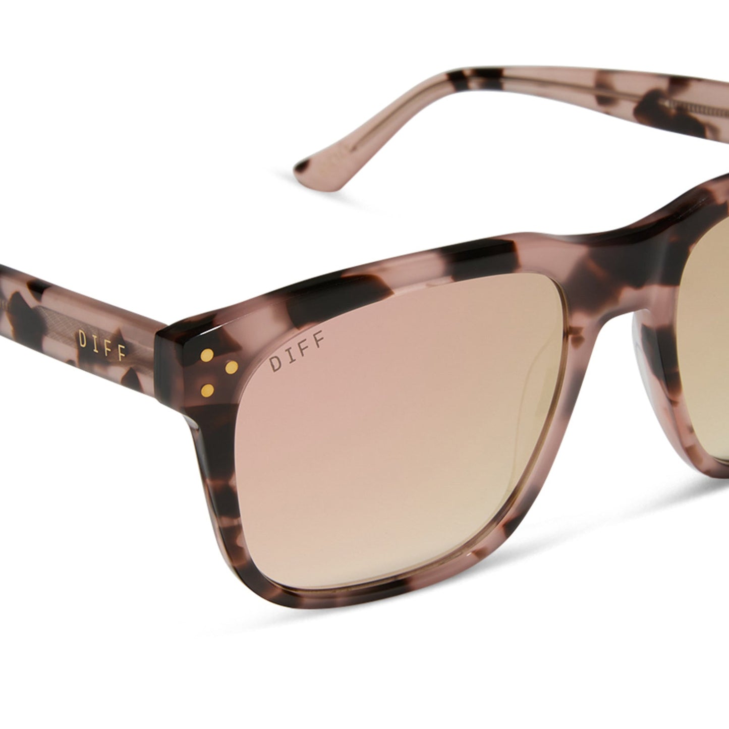 SICILY - HIMALAYAN TORTOISE + TAUPE MIRROR SUNGLASSES