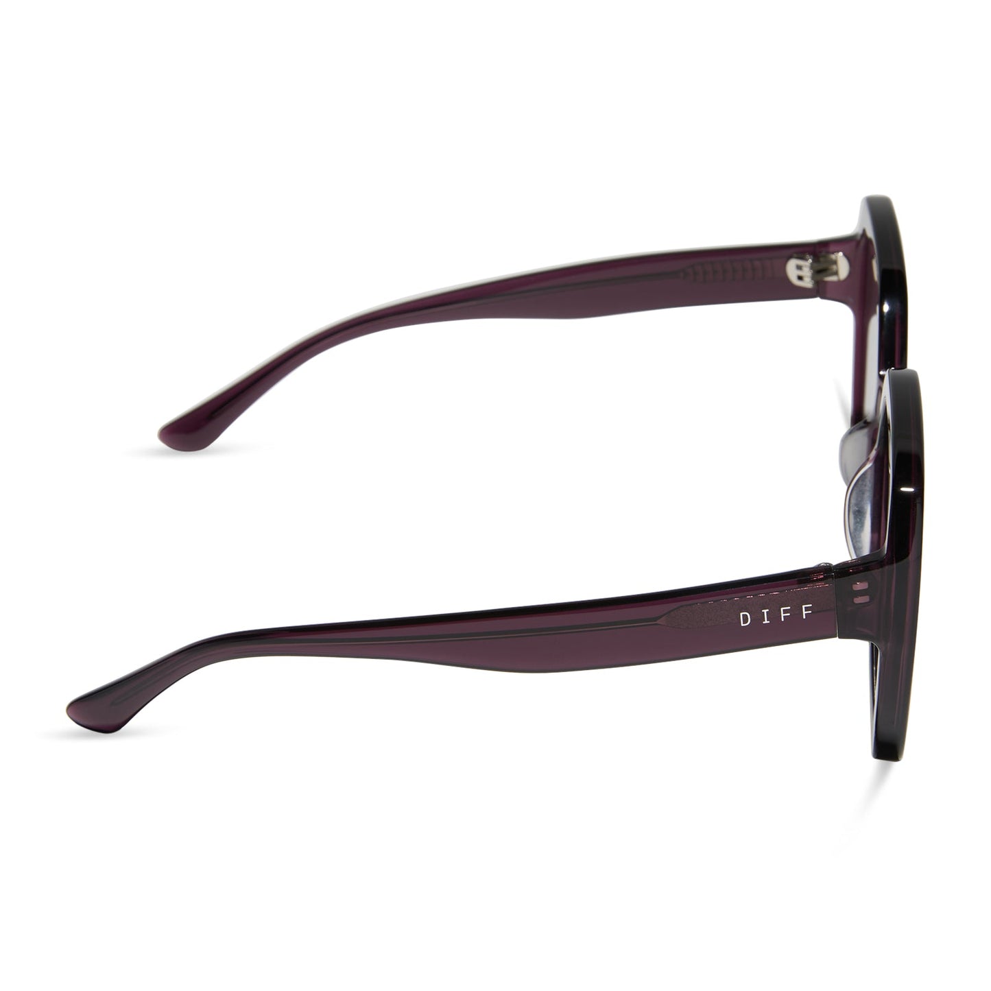 SLOANE - AUBERGINE + GREY SUNGLASSES