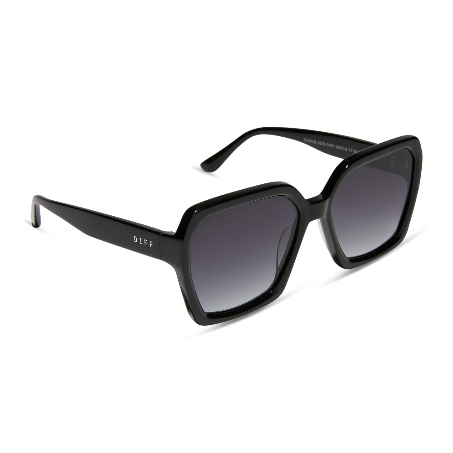 SLOANE - BLACK + GREY GRADIENT SUNGLASSES