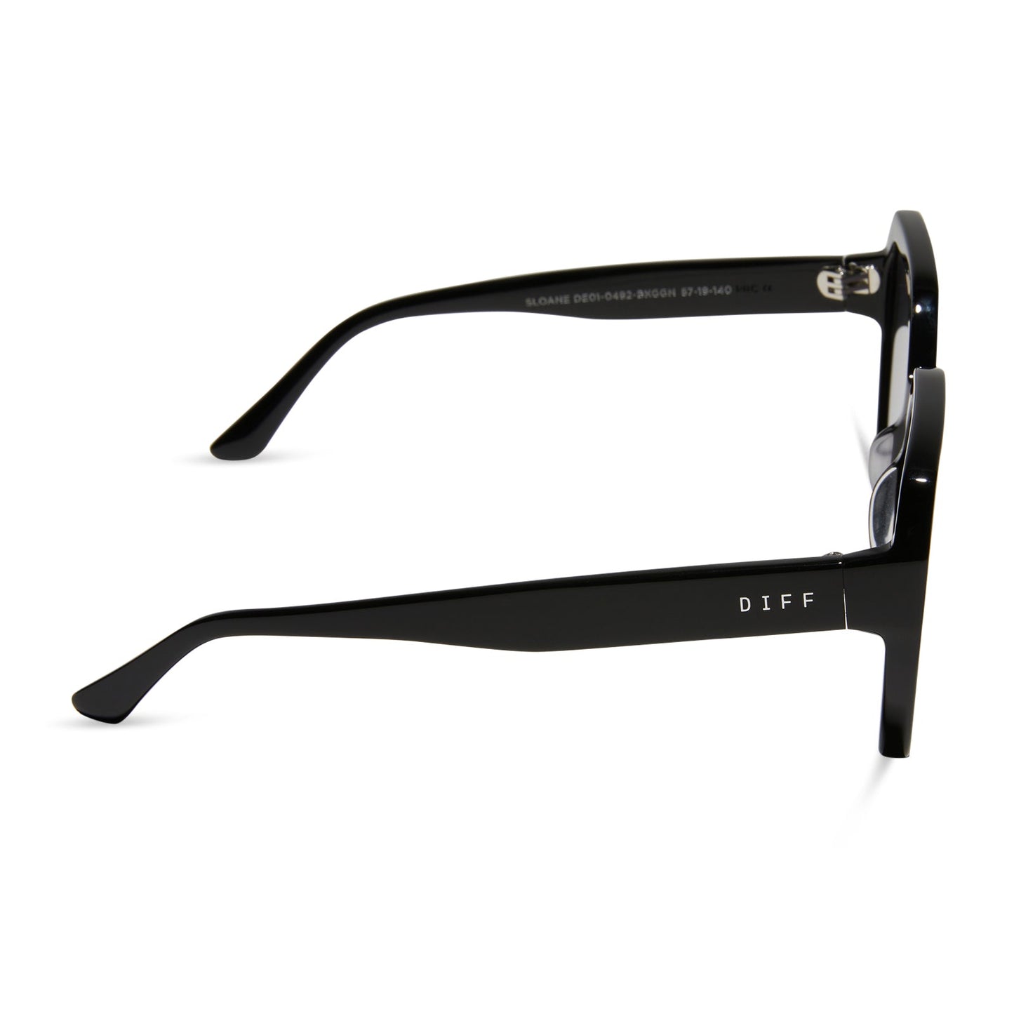 SLOANE - BLACK + GREY GRADIENT SUNGLASSES