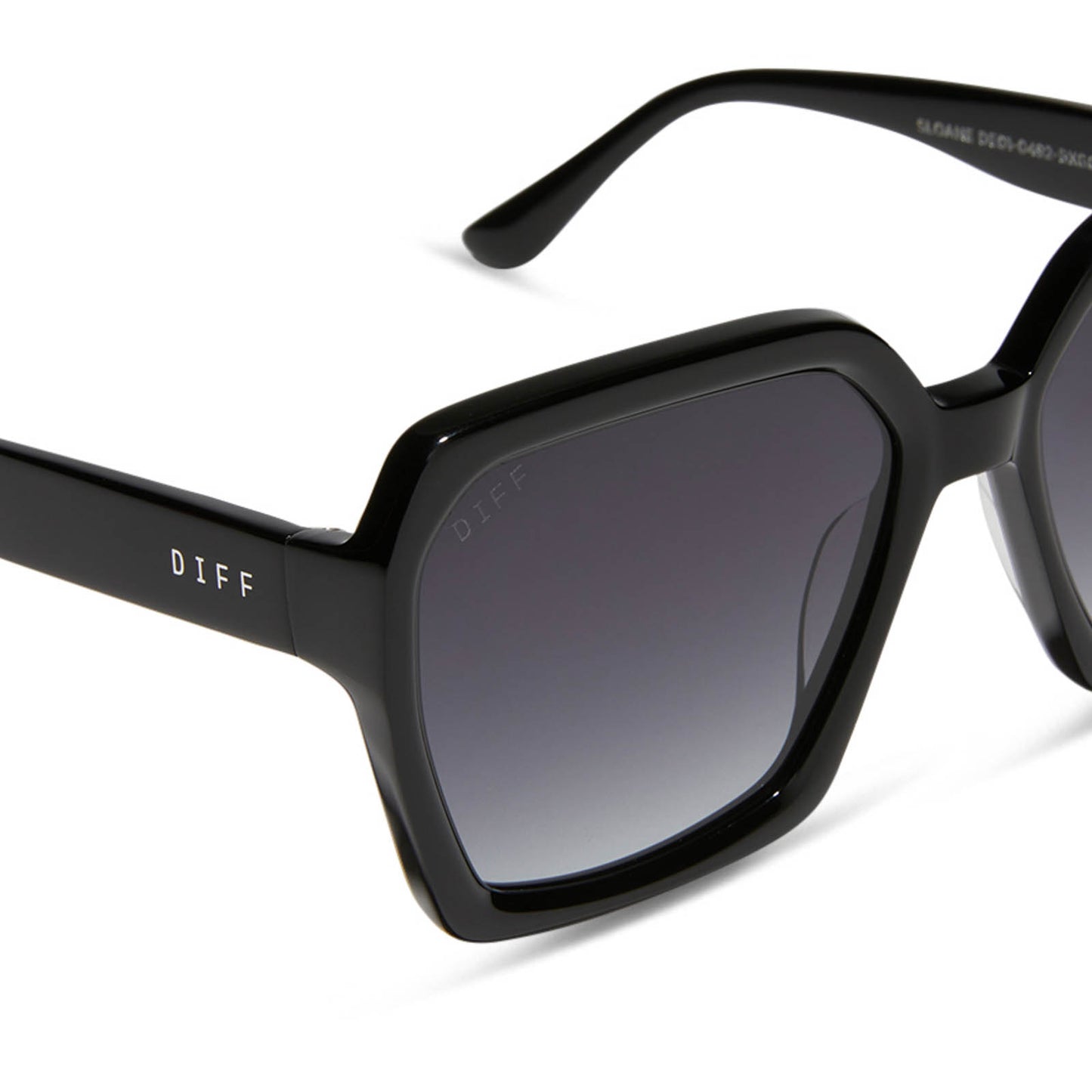 SLOANE - BLACK + GREY GRADIENT SUNGLASSES