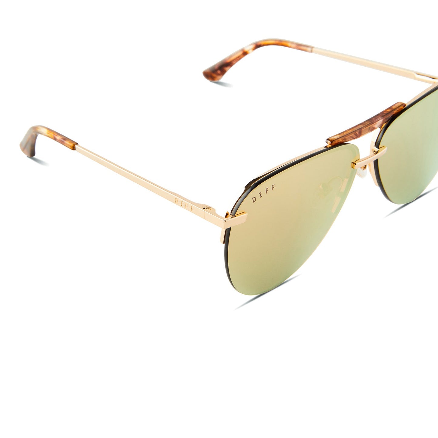 TAHOE - BRUSHED GOLD + BRONZE MIRROR SUNGLASSES