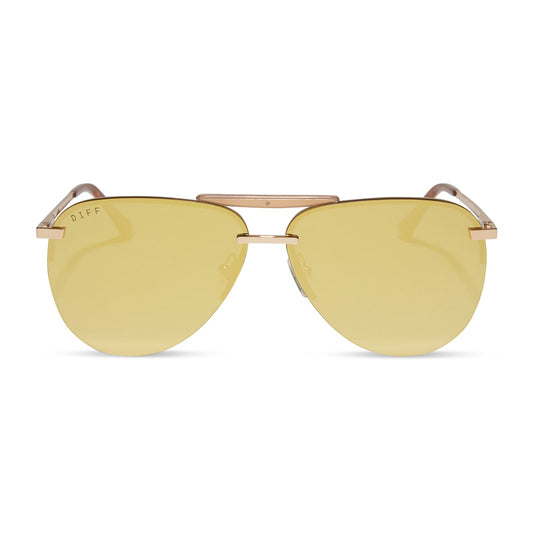 TAHOE - GOLD + BRILLIANT GOLD MIRROR + POLARIZED SUNGLASSES