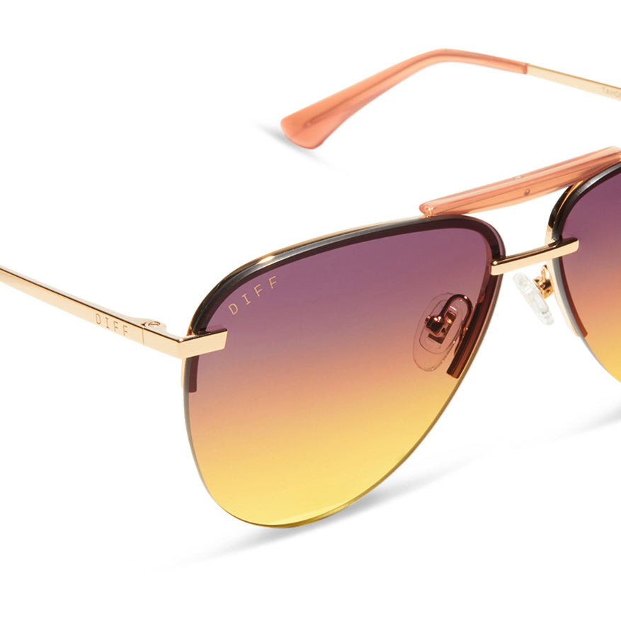 TAHOE - GOLD + INCA GRADIENT SUNGLASSES