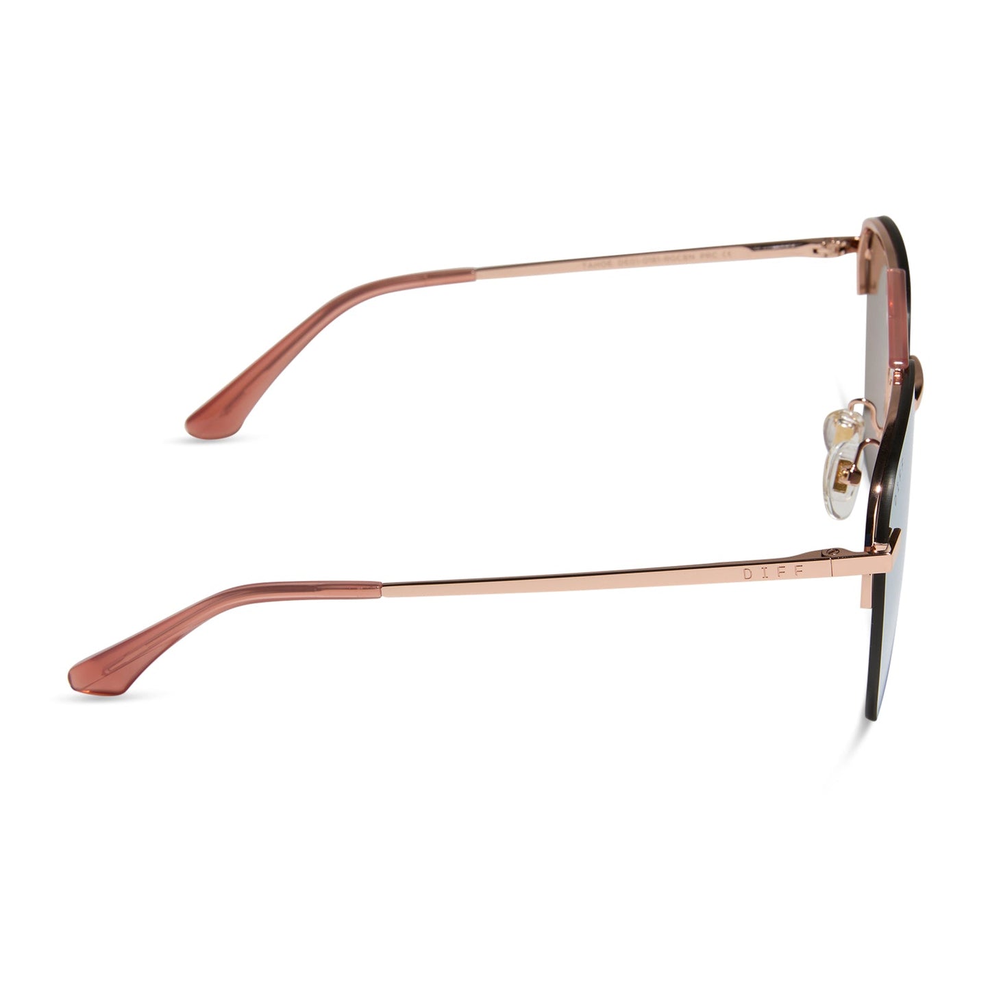 TAHOE - ROSE GOLD + CHERRY BLOSSOM MIRROR SUNGLASSES