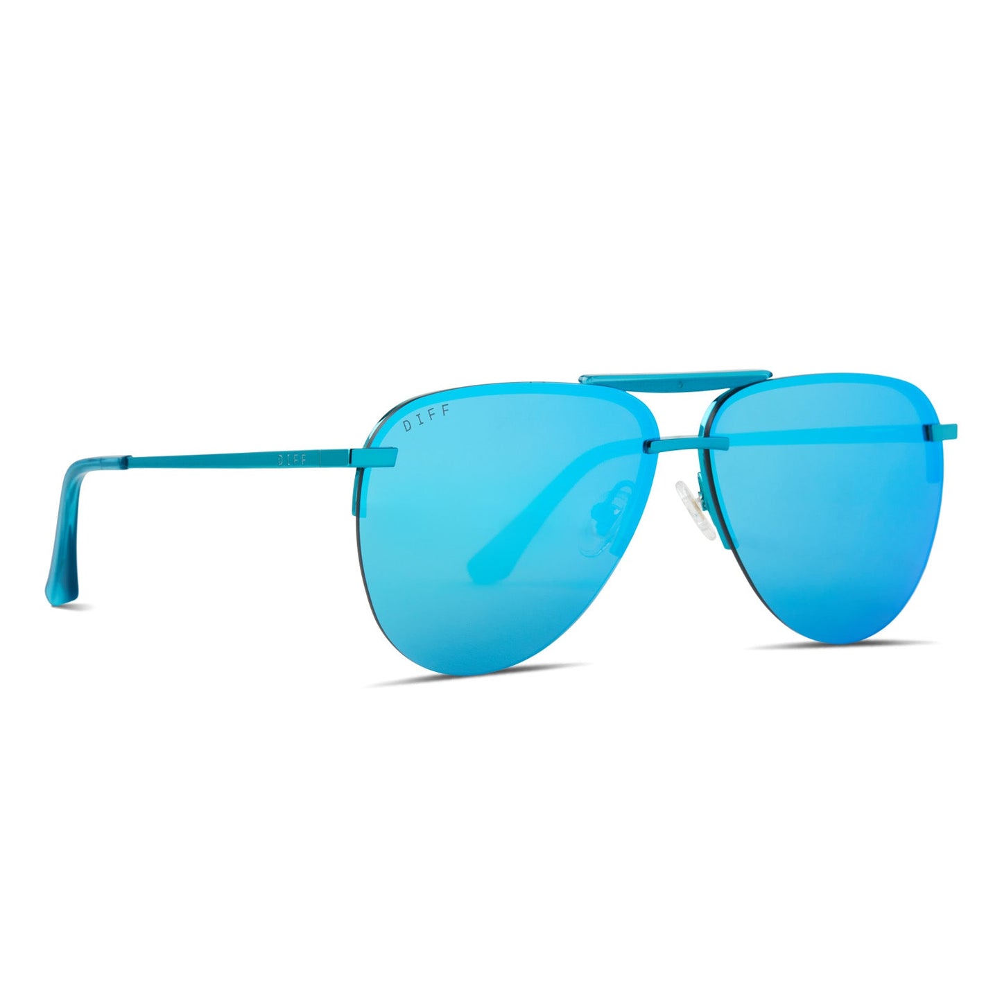 TAHOE - TURQUOISE METALLIC + TEAL MIRROR + POLARIZED SUNGLASSES