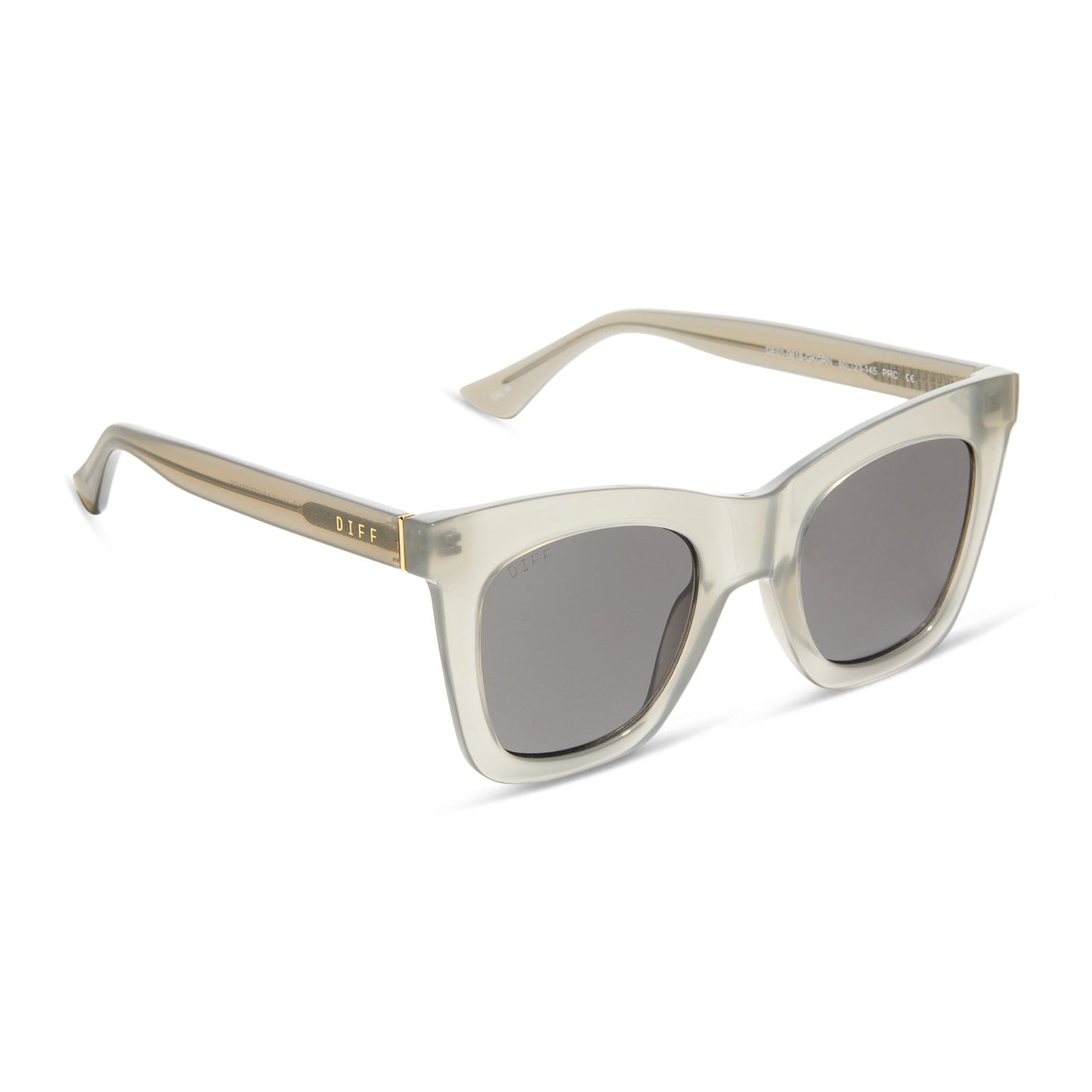 TALIA - MILKY GREY + GREY SUNGLASSES