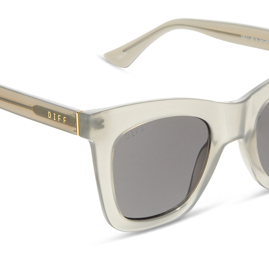 TALIA - MILKY GREY + GREY SUNGLASSES