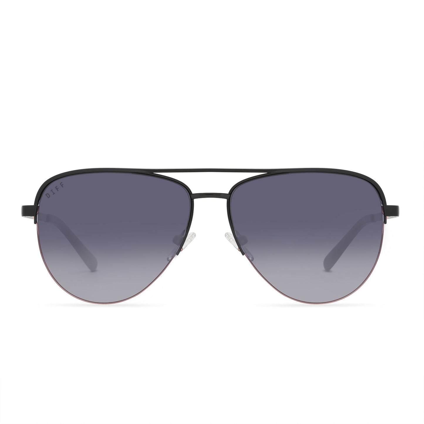 TATE - BLACK + GREY GRADIENT SUNGLASSES